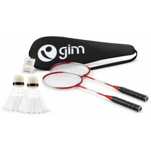 GIMBEL JUEGO DE BADMINTON 2 RAQUETAS Y 2 GALLITOS  42ch