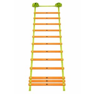 ESCALERA LINEAL CON ESCALONES DE PLASTICO 6M