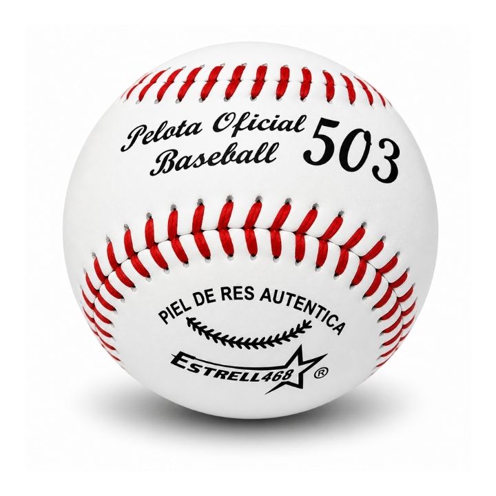 ESTRELLA PELOTA DE BEISBOL OFICIAL PIEL DE RES M-503