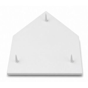 HOME PLATE DE HULE CON HERRAJES PARA BEISBOL