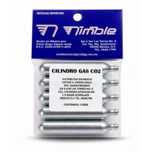 MENDOZA CILINDRO CO2 PAQUETE CON 5 PIEZAS   UM2252530