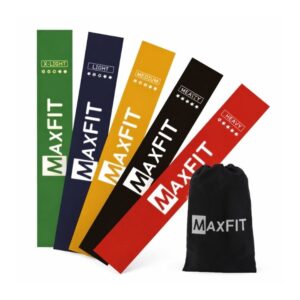 MAXFIT BANDAS DE RESISTENCIA 5 PIEZAS M1828