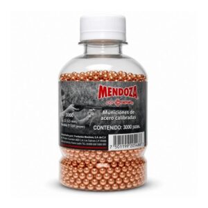 MENDOZA MUNICION DE ACERO CON 3000 PIEZAS COD.MN009