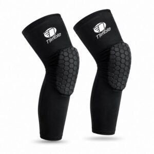 NIMBLE PAR RODILLERA ACOJINADA PARA BASQUETBOL NEGRA