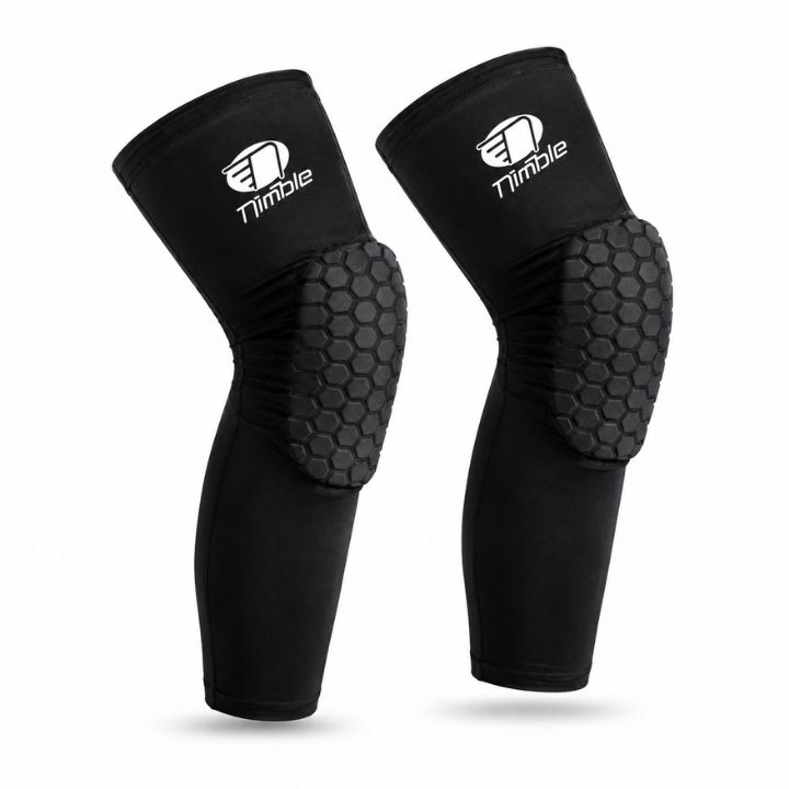 NIMBLE PAR RODILLERA ACOJINADA PARA BASQUETBOL NEGRA