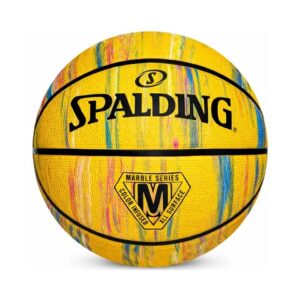 SPALDING BALON BASQUETBOL MARBLE AMARILLO HULE No.7 84401Z