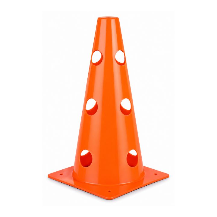NIMBLE CONO ENTRENAMIENTO CON 12 PERFORACIONES NARANJA 32 CM PIEZA