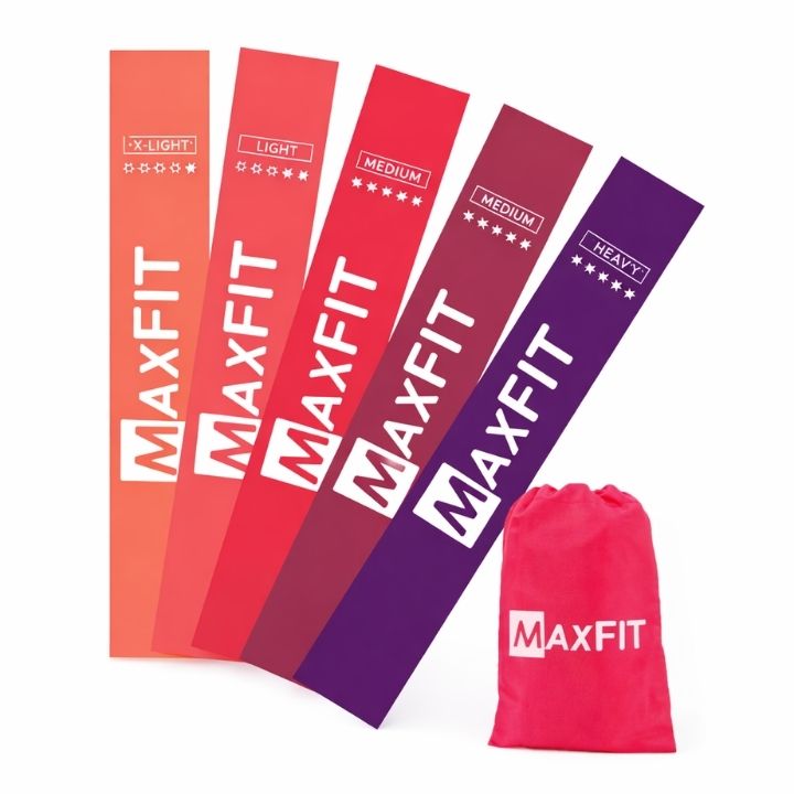 MAXFIT BANDAS DE RESISTENCIA 5 PIEZAS M1826