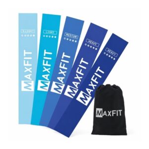 MAXFIT BANDAS DE RESISTENCIA 5 PIEZAS M1832