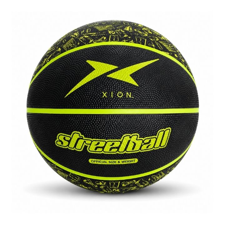 MOLTEN BALON BASQUETBOL XION STREET HULE No.7 NEGRO/VERDE 27023
