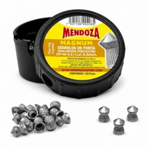 MENDOZA DIABOLO MAGNUM CALIBRE 5.5 PAQ CON 200 PIEZAS COD.DMP-5.5