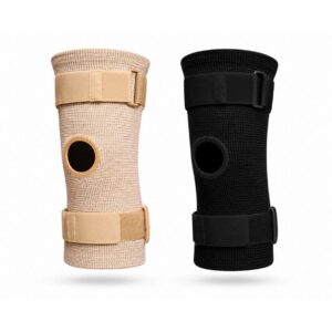 XTERNIS RODILLERA ELASTICA LARGA REGULABLE CON ORIFICIO PIEZA COD.CIP59
