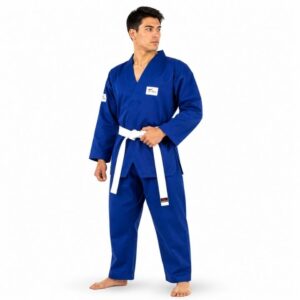 ASIANA UNIFORME DE TAEKWONDO TUSAH DOBOK CHAMPION AZUL COD.DOB1103