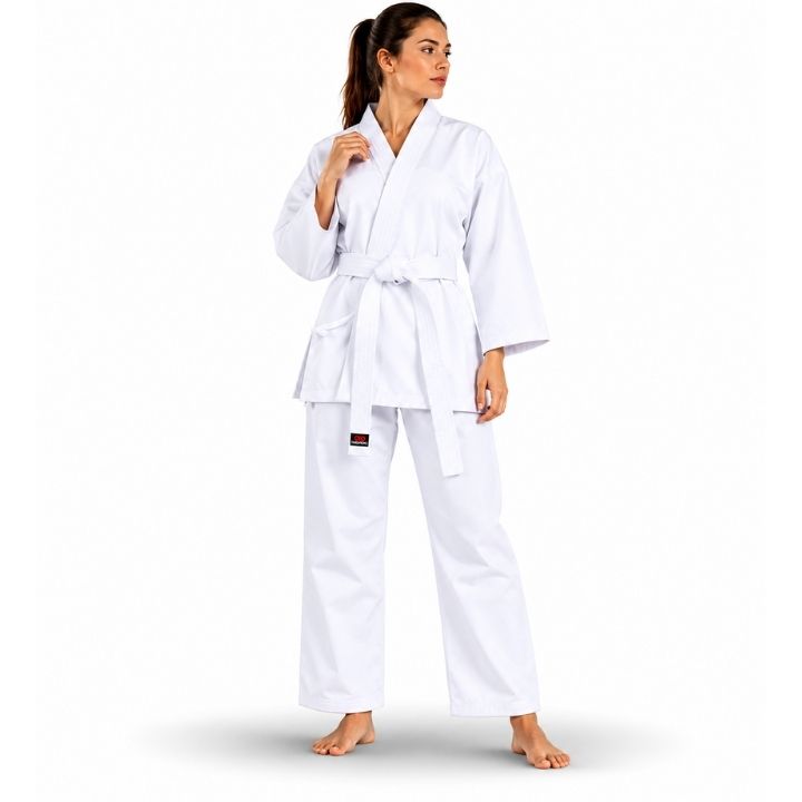 ASIANA UNIFORME DE KARATE KARATEGUI JUDOGUI 2 STAR BLANCO COD.140