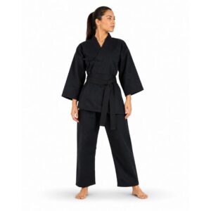ASIANA UNIFORME DE KARATE KENDOGUI PROFESIONAL NEGRO COD.161