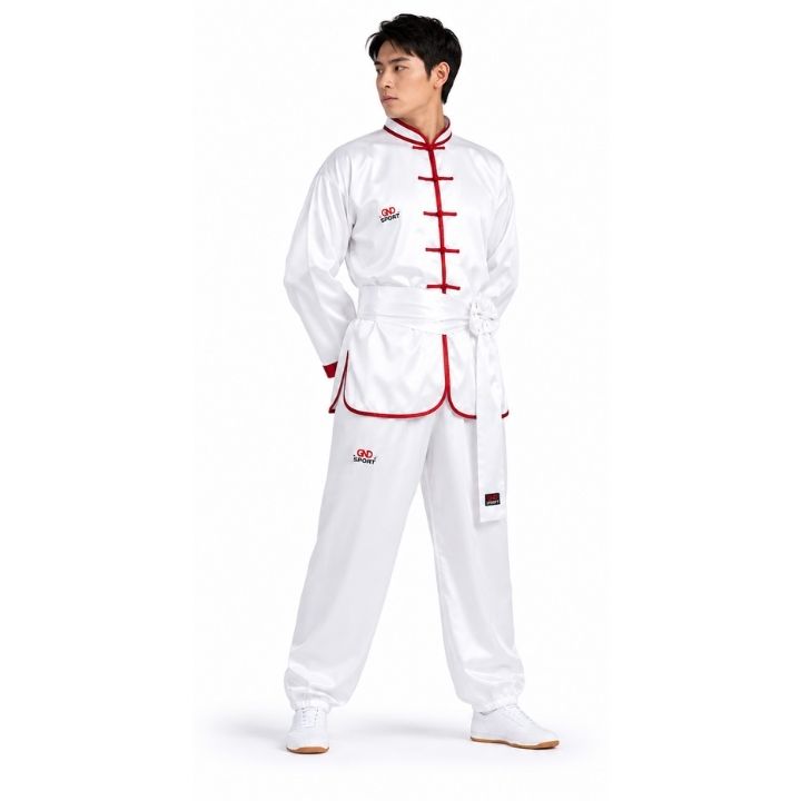 ASIANA TRAJE DE KUN-FU BLANCO DE SATIN COD.172