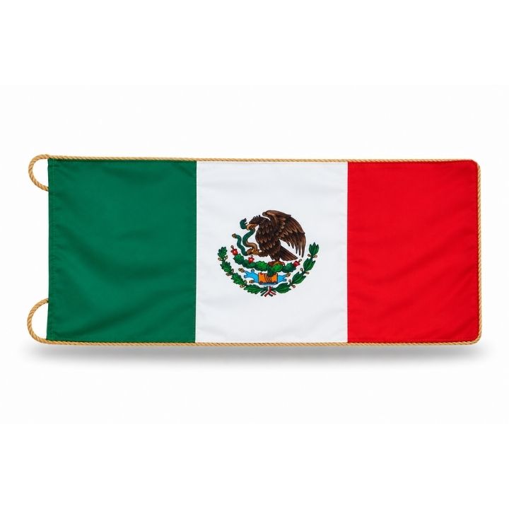 BANDERA DE ESCRITORIO DE RAZO SUBLIMADA