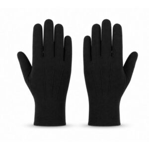 GUANTES PARA BANDA DE GUERRA PAQUETE CON 12 PARES NEGRO